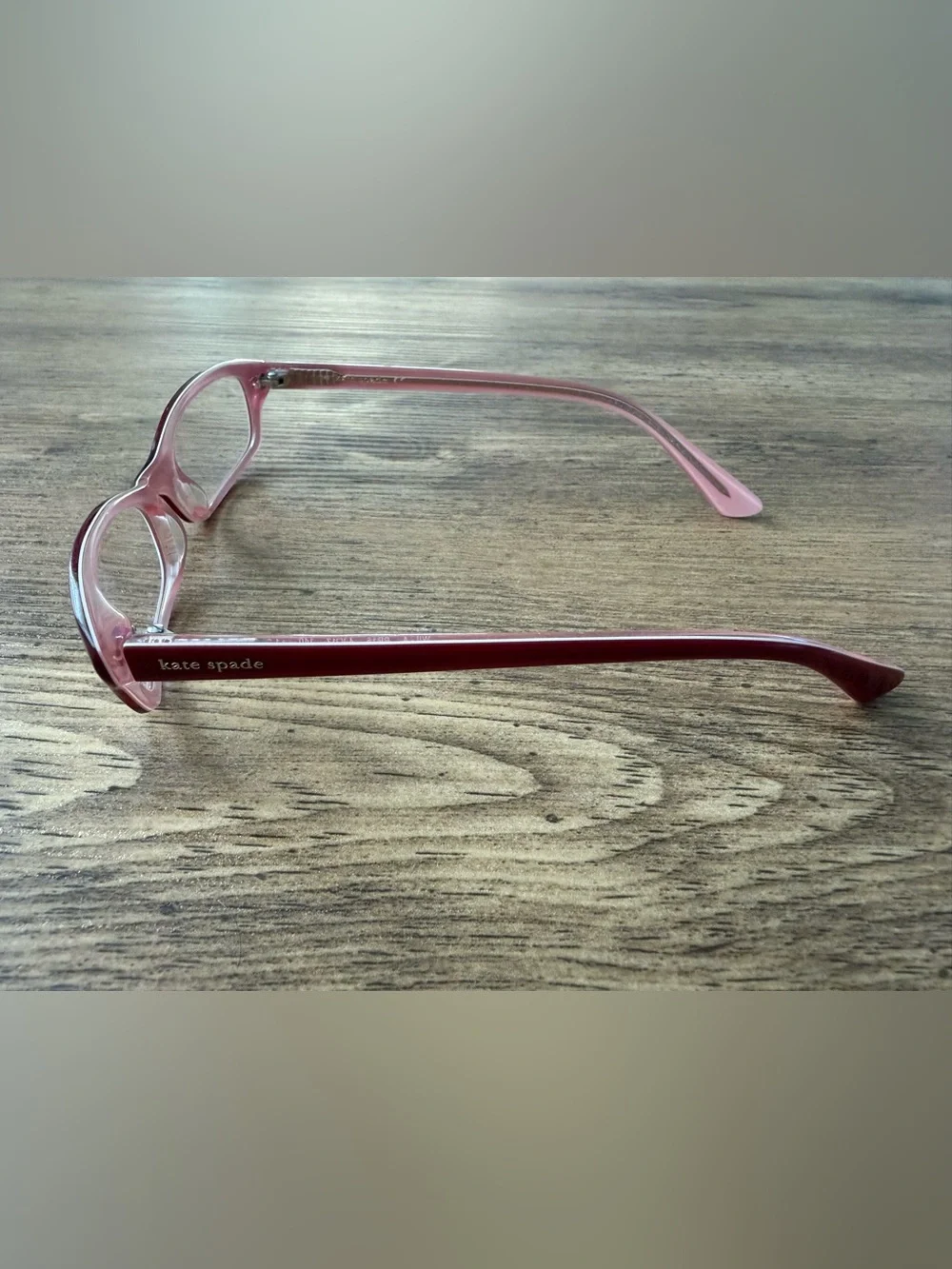 KATE SPADE WILLA PR15 FRAMES ONLY EYEGLASSES RED PINK 49-17-140
